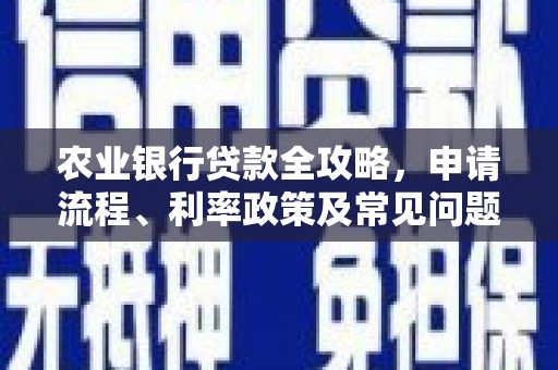 大安农业银行贷款全攻略，申请流程、利率政策及常见问题解析