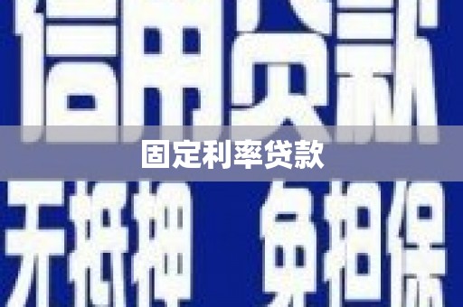 大安固定利率贷款