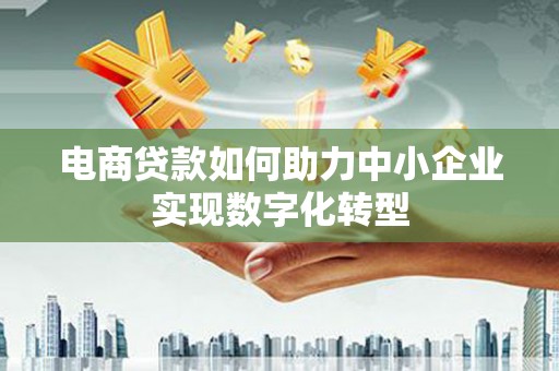 大安电商贷款如何助力中小企业实现数字化转型