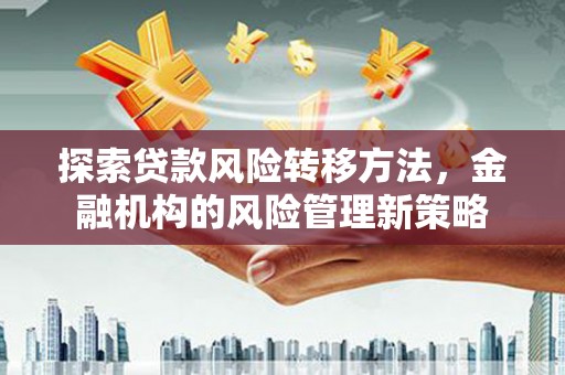 大安探索贷款风险转移方法，金融机构的风险管理新策略