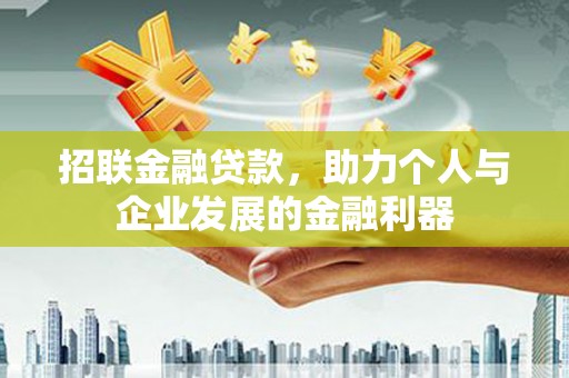 大安招联金融贷款，助力个人与企业发展的金融利器