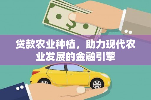 大安贷款农业种植，助力现代农业发展的金融引擎