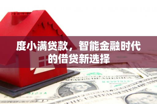 大安度小满贷款，智能金融时代的借贷新选择