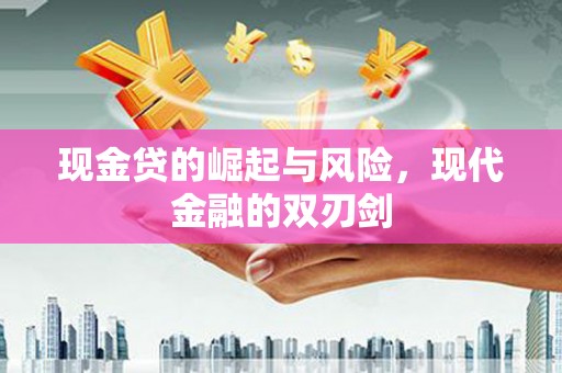 大安现金贷的崛起与风险，现代金融的双刃剑