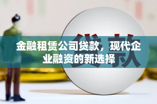 大安金融租赁公司贷款，现代企业融资的新选择