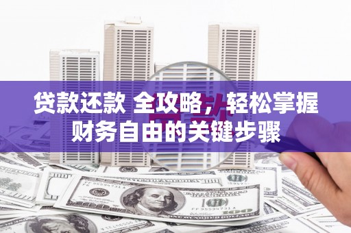 大安贷款还款 全攻略，轻松掌握财务自由的关键步骤