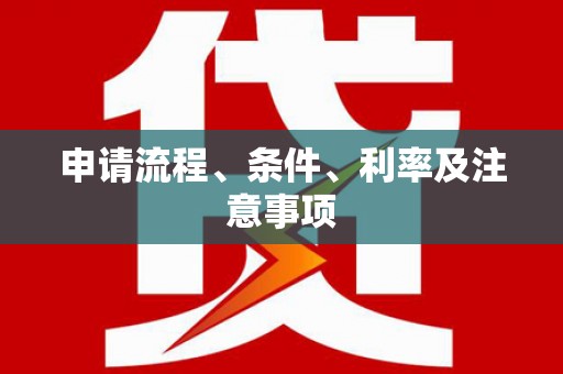 大安申请流程、条件、利率及注意事项