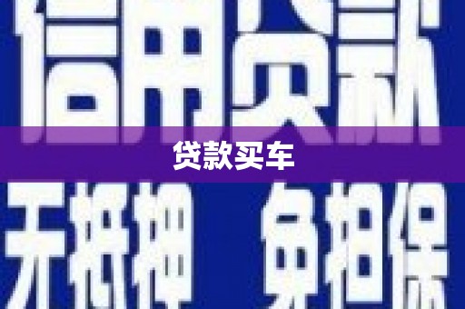 大安贷款买车