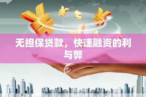 大安无担保贷款，快速融资的利与弊