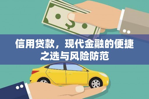 大安信用贷款，现代金融的便捷之选与风险防范