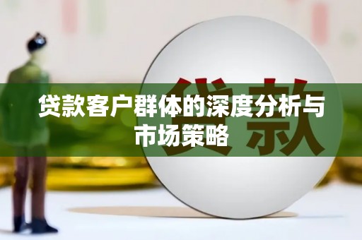大安贷款客户群体的深度分析与市场策略