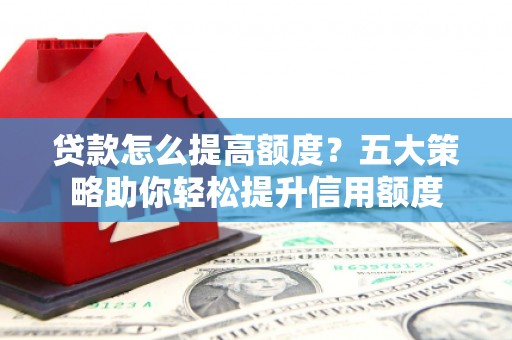 大安贷款怎么提高额度？五大策略助你轻松提升信用额度