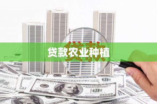大安贷款农业种植