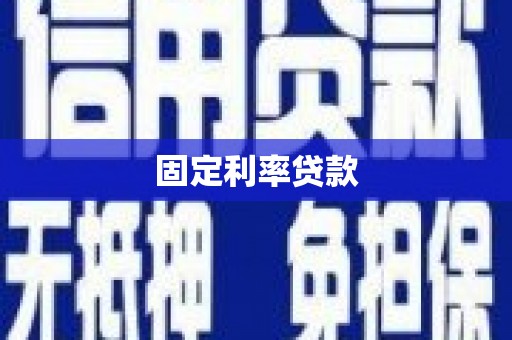 大安固定利率贷款