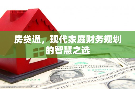 大安房贷通，现代家庭财务规划的智慧之选