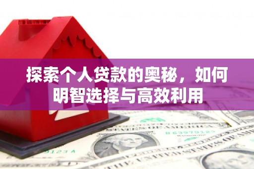 大安探索个人贷款的奥秘，如何明智选择与高效利用
