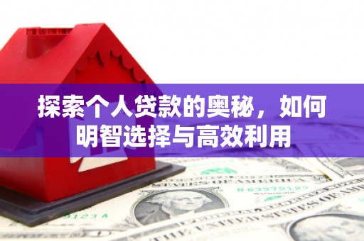 大安探索个人贷款的奥秘，如何明智选择与高效利用