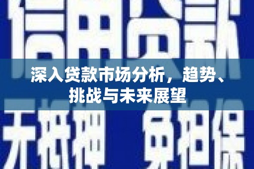 大安深入贷款市场分析，趋势、挑战与未来展望
