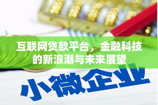 大安互联网贷款平台，金融科技的新浪潮与未来展望
