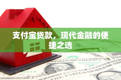 大安支付宝贷款，现代金融的便捷之选