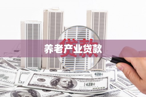 大安养老产业贷款