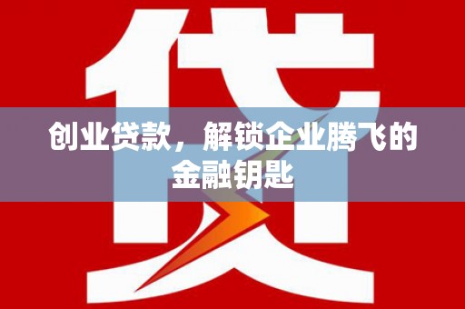 大安创业贷款，解锁企业腾飞的金融钥匙
