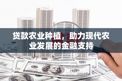 大安贷款农业种植，助力现代农业发展的金融支持