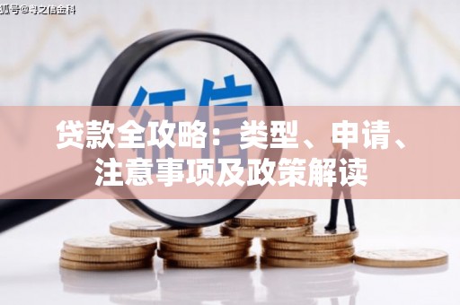 大安贷款全攻略：类型、申请、注意事项及政策解读